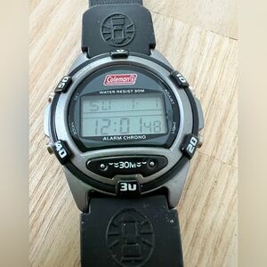 Coleman digital Chronograph watch NEW BATTERY